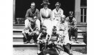 Celá rodina na dovolené na ostrově Campobello v roce 1920, rok před Franklinovým onemocněním.