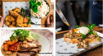 3 recepty na pokrmy z hub