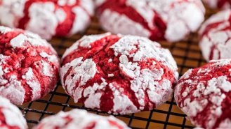 Jemně krémové máslové sušenky Red velvet