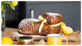 Velikonoční beránek s yuzu