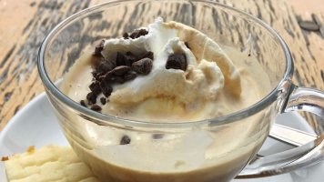 Domácí espresso zmrzlina