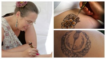 Helena Pecháčková: „Malování jaguou doporučuji lidem, kteří si chtějí vyzkoušet, jak by se cítili s pravým tetováním.“