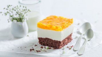 Řezy s panna cottou