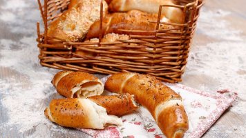 (Nejen) podzimní pečení (3): Tukové rohlíky