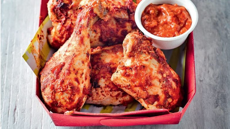 Kuřecí stehýnka a paličky v BBQ stylu