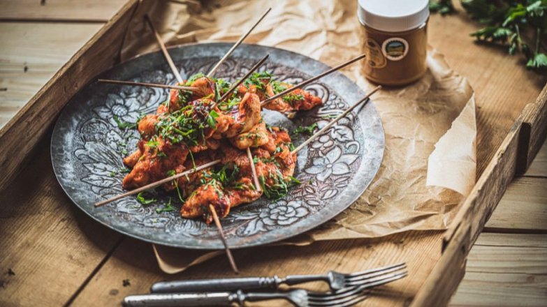 Kuřecí špízy na medu a pivě