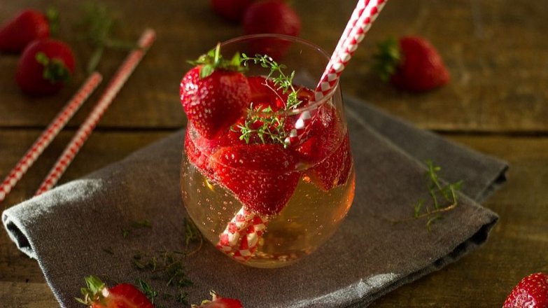 Bublinkové jahodové Martini