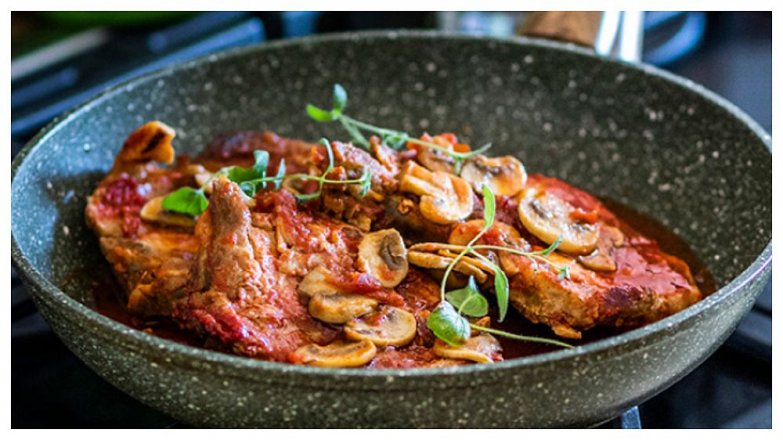 Šťavnaté kotlety na houbách