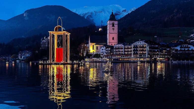 Advent na jezeře Wolfgangsee