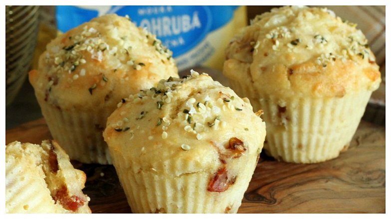 Slané muffiny s pancettou