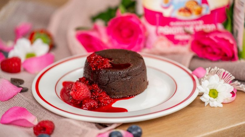 Valentýnské lava cakes