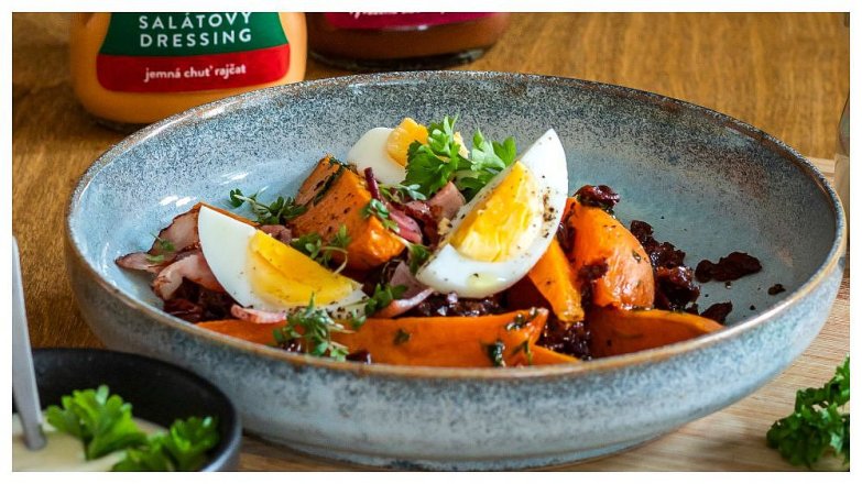 Salát z pečených batátů