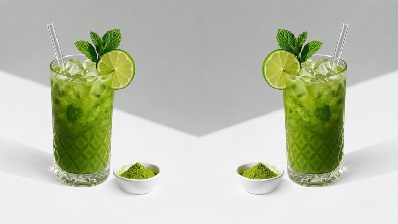 Matcha mojito twist